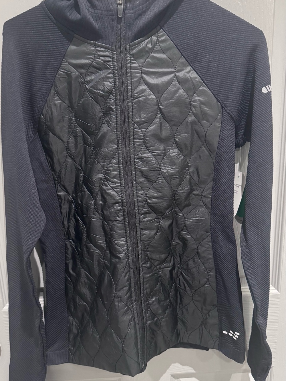 Women's Black Quilted Active Jacket - Unbranded